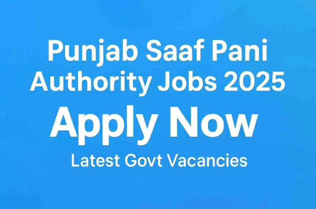 Punjab Saaf Pani Jobs