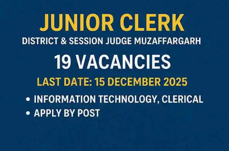 District & Session Jugde Muzaffargarh