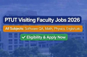 Punjab Tianjin University of Technology JOBS