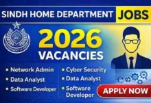 Sindh Home Department Jobs 2026