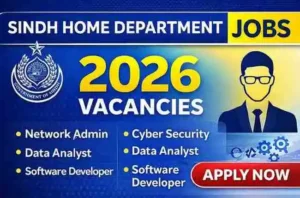 Sindh Home Department Jobs 2026