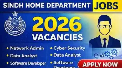 Sindh Home Department Jobs 2026