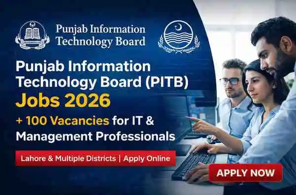 Punjab Information Technology Board (PITB) Jobs 2026